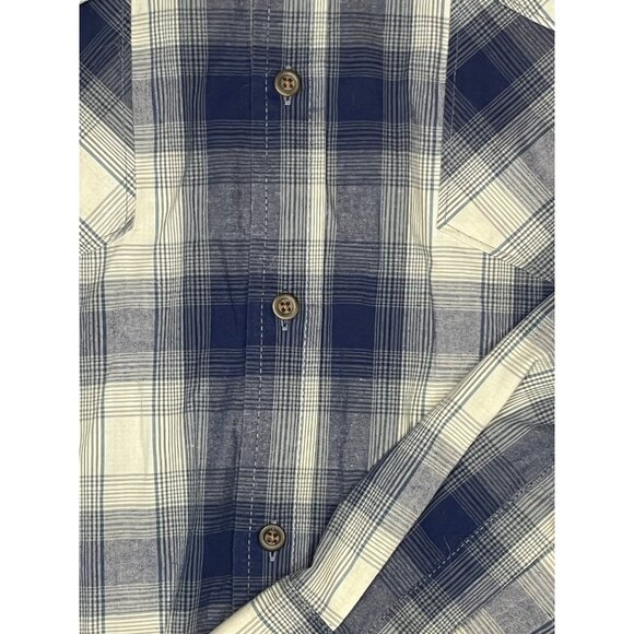 Wrangler Men’s Blue Plaid Long Sleeve Button-Up Shirt Size 3XL - Picture 7 of 9